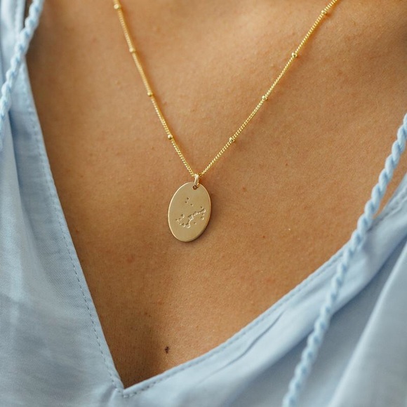 Scorpio Constellation Zodiac Astrology Necklace - Picture 8 of 15